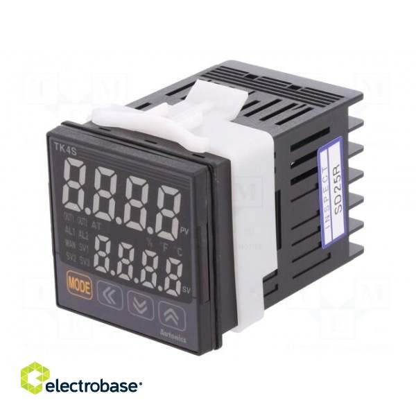 Module: regulator | temperature | SSR | OUT 2: SSR,analogue | on panel фото 2