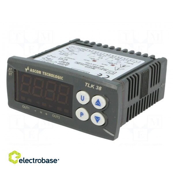 Module: regulator | temperature | SSR | OUT 2: SSR | on panel | 0÷50°C фото 2