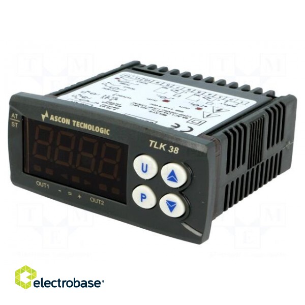 Module: regulator | temperature | SSR | OUT 2: SSR | on panel | 0÷50°C image 1