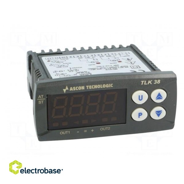 Module: regulator | temperature | SSR | OUT 2: SSR | on panel | 0÷50°C paveikslėlis 9