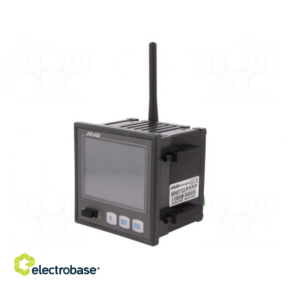 Logger | 230VAC | IN: 16 | Mounting: on panel | IP30 (from the front) фото 2