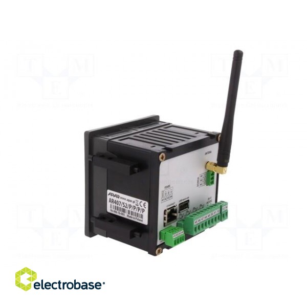 Logger | 230VAC | IN: 16 | Mounting: on panel | IP30 (from the front) фото 4