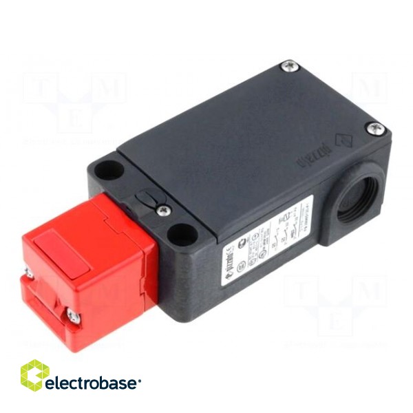 Safety switch: bolting | Series: FS | Contacts: NC x2 | IP66 | -25÷60°C