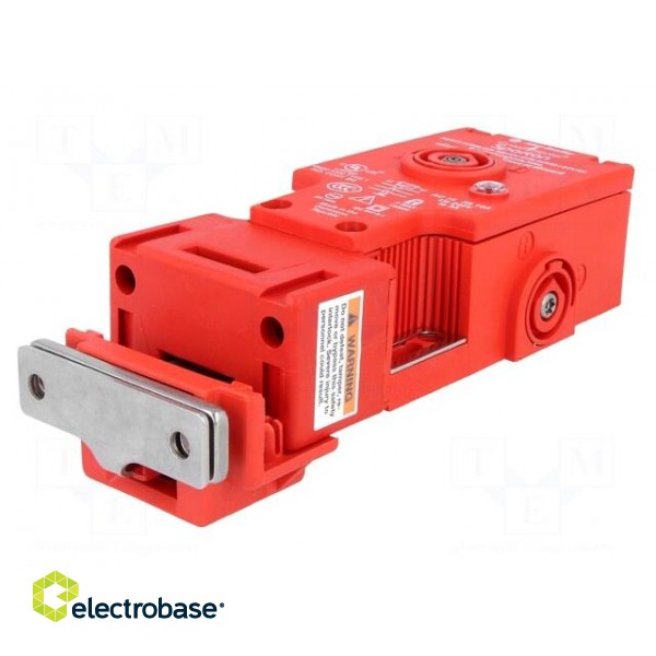 Safety switch: bolting | SPARTAN | NC x2 | IP67 | metal | red | 250VAC/2A image 1