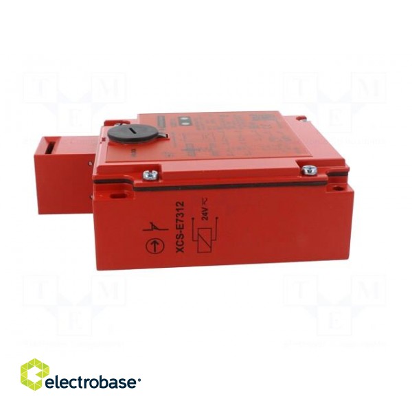 Safety switch: bolting | XCSE | NC + NO | IP67 | metal | red | 24VDC | 2kN фото 4