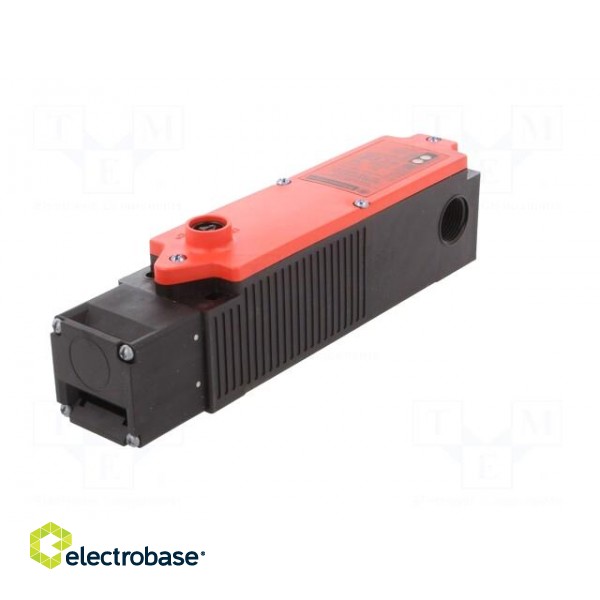 Safety switch: bolting | XCSLE | NC x2 + NO | IP66 | plastic | red image 2