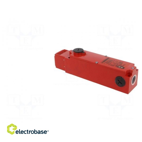 Safety switch: bolting | XCSLF | NC + NO | IP66 | metal | red | 24VDC image 4