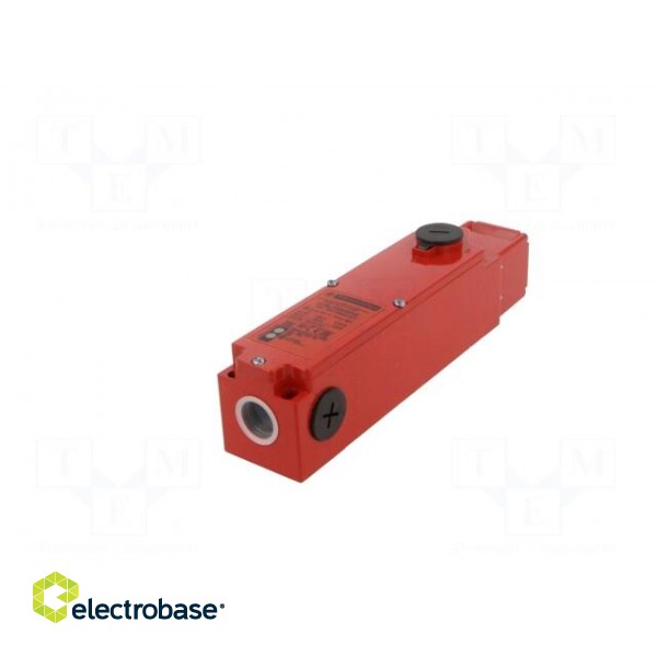 Safety switch: bolting | XCSLF | NC + NO | IP66 | metal | red | 24VDC image 6