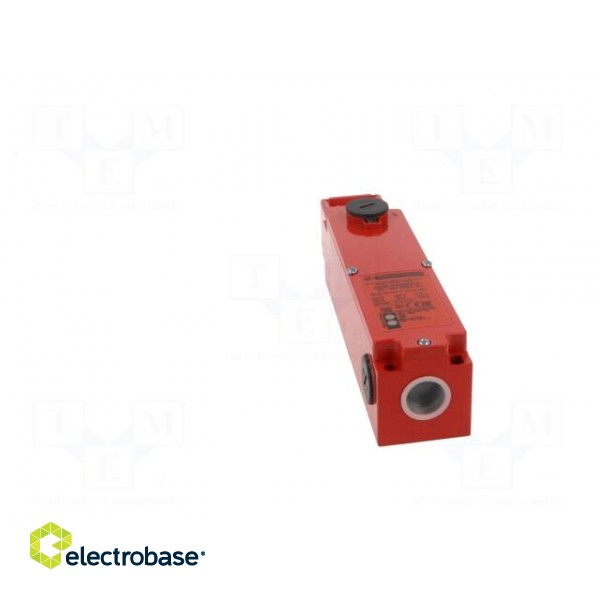 Safety switch: bolting | XCSLF | NC + NO | IP66 | metal | red | 24VDC image 5
