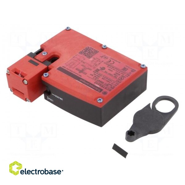 Safety switch: bolting | XCSTE | NC + NO | IP66 | Electr.connect: M16 image 1