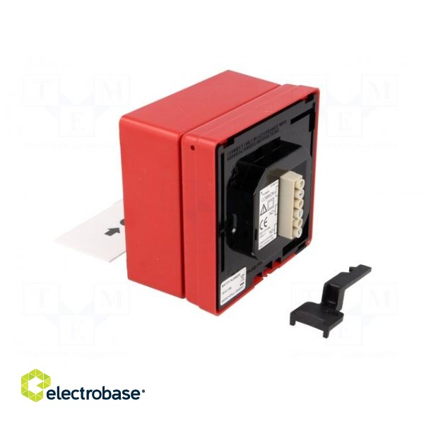 Safety switch: fire warning hand switch | CXM | SPDT | IP24 | ABS | red image 6