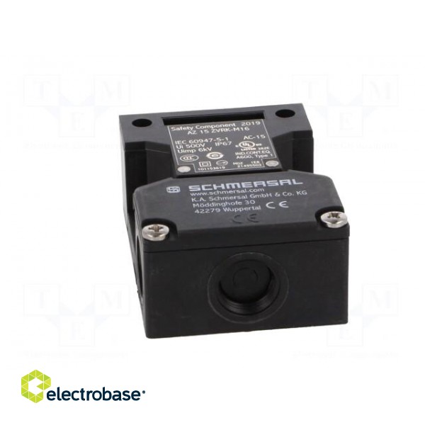 Safety switch: key operated | Series: AZ 15 | Contacts: NC | IP67 image 5