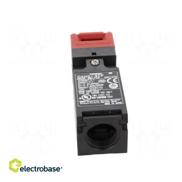 Safety switch: key operated | D4NS | NC x2 | Features: no key | IP67 paveikslėlis 5