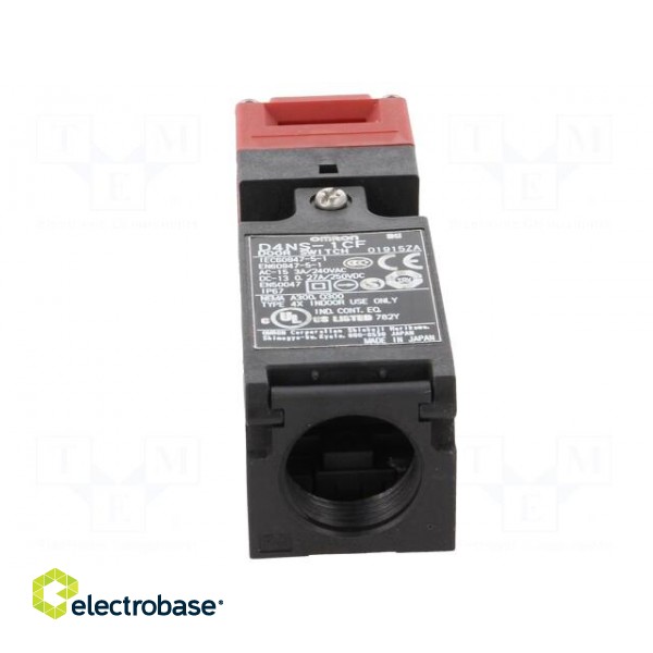 Safety switch: key operated | D4NS | NC x2 | Features: no key | IP67 image 5