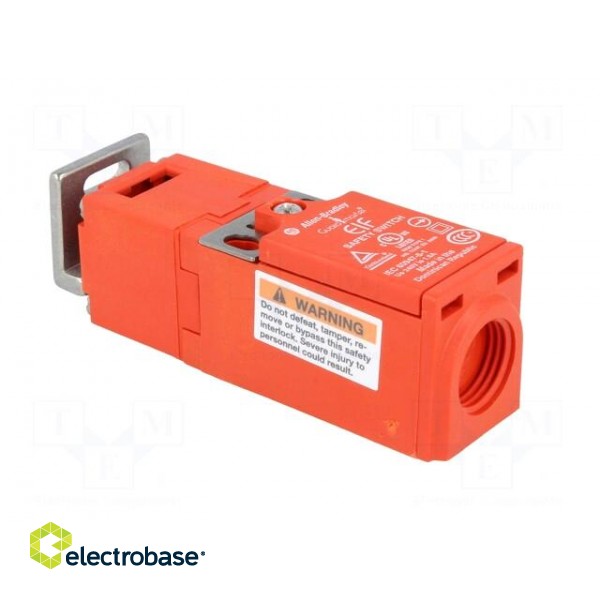 Safety switch: key operated | ELF | NC x2 | IP67 | Electr.connect: M16 image 4