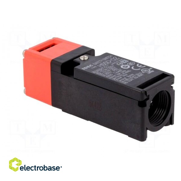 Safety switch: key operated | HS5D | NC x2 | Features: no key | IP67 image 4