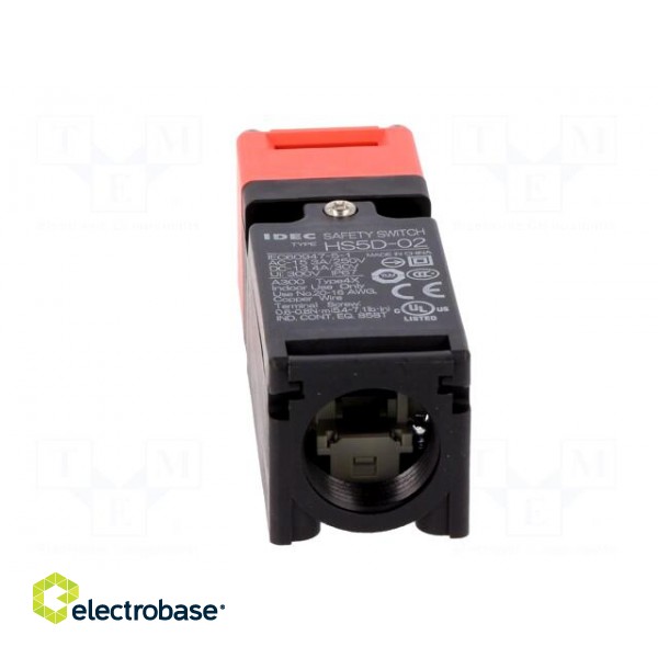 Safety switch: key operated | HS5D | NC x2 | Features: no key | IP67 image 5