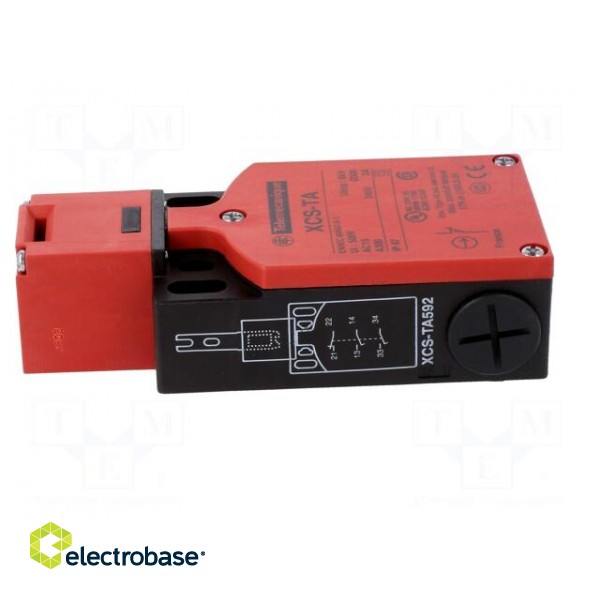 Safety switch: key operated | Series: XCSTA | Contacts: NC + NO x2 paveikslėlis 3