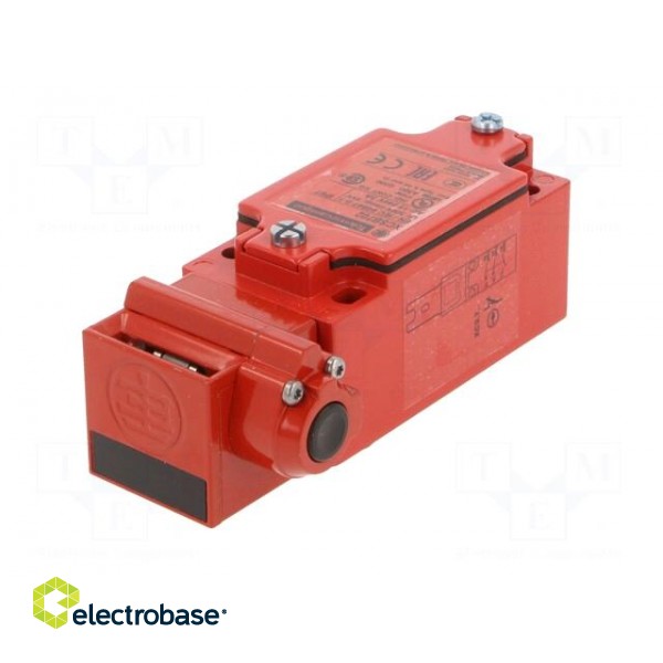 Safety switch: key operated | XCSB | NC x2 + NO | IP67 | metal | red фото 2