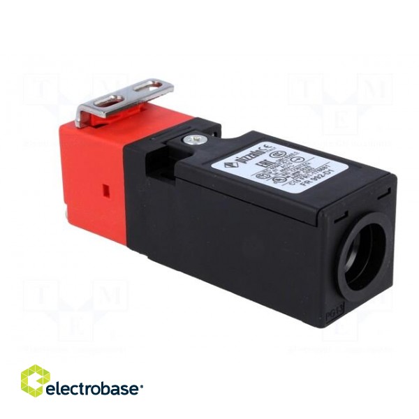 Safety switch: key operated | FR | NC x2 | IP67 | polymer | black,red image 4