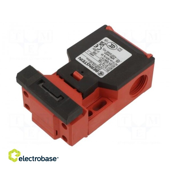 Safety switch: key operated | SK | NC + NO | IP65 | plastic | black,red paveikslėlis 1