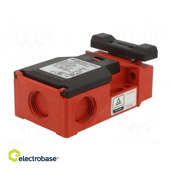 Safety switch: key operated | SK | NC + NO | IP65 | plastic | black,red image 6