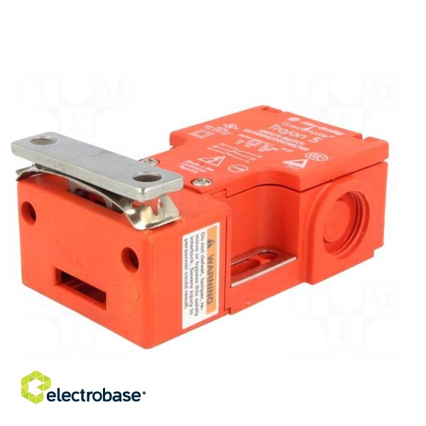 Safety switch: key operated | TROJAN5 | NC x2 | IP67 | PBT | red image 2