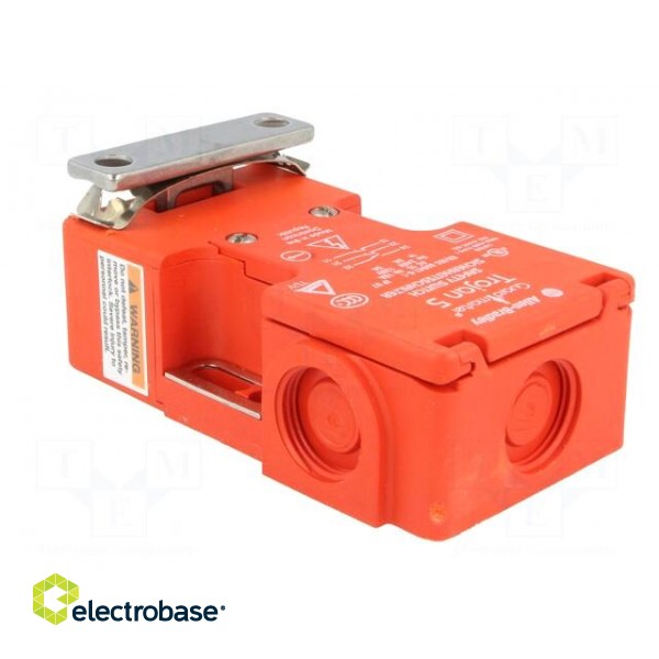 Safety switch: key operated | TROJAN5 | NC x2 | IP67 | PBT | red image 4