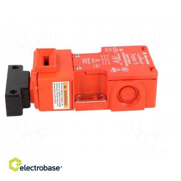 Safety switch: key operated | TROJAN5 | NC x2 | IP67 | PBT | red image 3