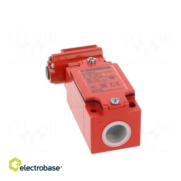 Safety switch: key operated | XCSB | NC + NO x2 | IP67 | metal | red image 5