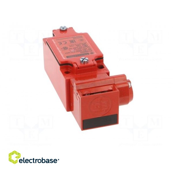 Safety switch: key operated | XCSB | NC + NO x2 | IP67 | metal | red image 9