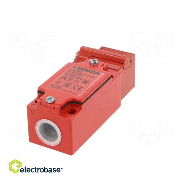 Safety switch: key operated | XCSB | NC + NO x2 | IP67 | metal | red image 6