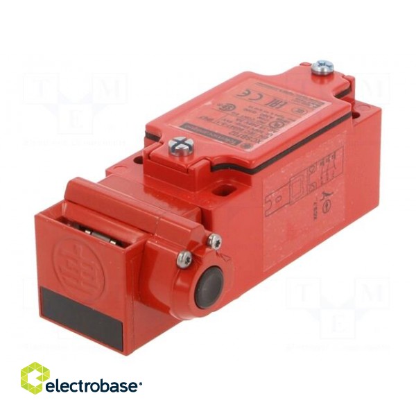 Safety switch: key operated | XCSB | NC x2 + NO | IP67 | metal | red фото 1