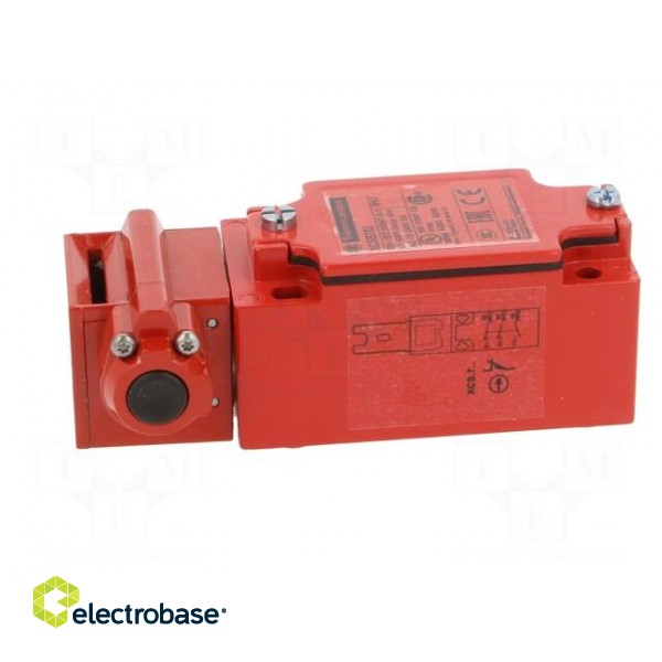 Safety switch: key operated | XCSB | NC x2 + NO | IP67 | metal | red paveikslėlis 3