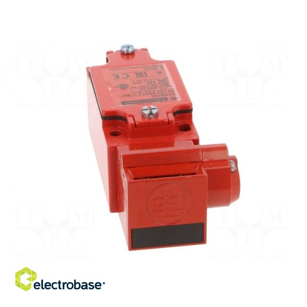 Safety switch: key operated | XCSB | NC x2 + NO | IP67 | metal | red paveikslėlis 9