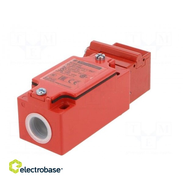 Safety switch: key operated | XCSB | NC x2 + NO | IP67 | metal | red фото 6
