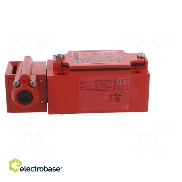 Safety switch: key operated | XCSB | NC x2 + NO | IP67 | metal | red image 4
