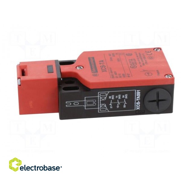Safety switch: key operated | Series: XCSTA | Contacts: NC + NO x2 image 3
