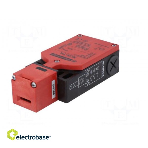 Safety switch: key operated | Series: XCSTA | Contacts: NC x2 + NO image 2