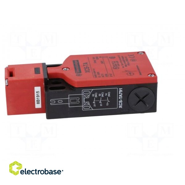 Safety switch: key operated | Series: XCSTA | Contacts: NC x2 + NO image 3