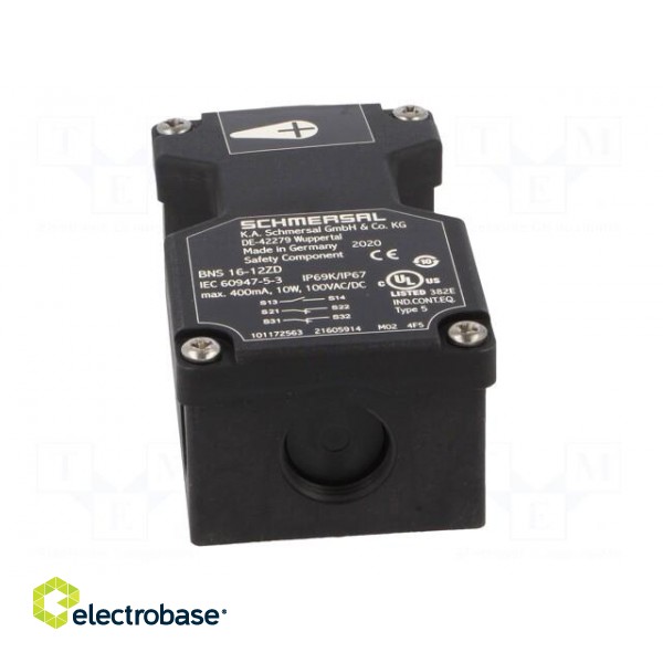 Safety switch: magnetic | BNS 16 | NC x2 + NO | IP67 | plastic | 400mA image 5