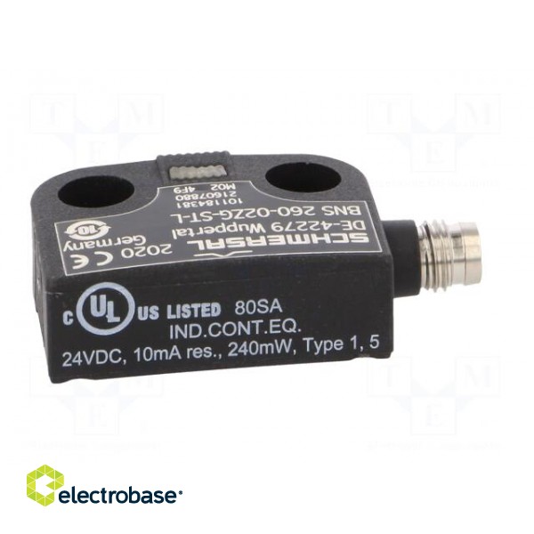Safety switch: magnetic | BNS 260 | NC x2 | IP67 | Electr.connect: M8 image 7
