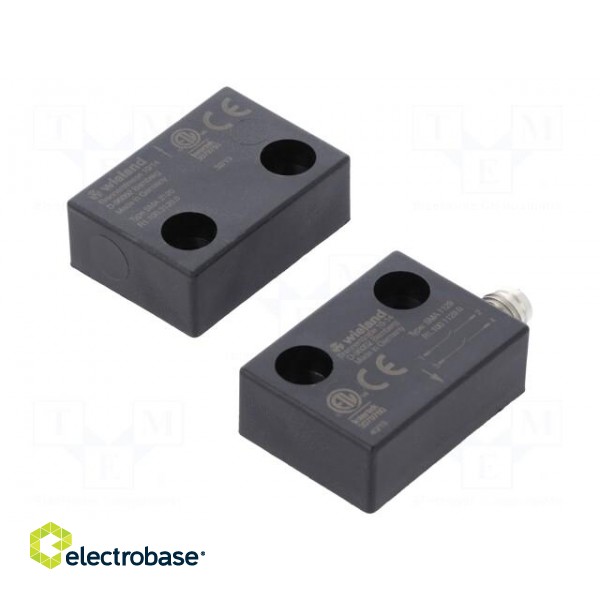 Safety switch: magnetic | Contacts: NO x2 | IP67 | Electr.connect: M8 фото 1