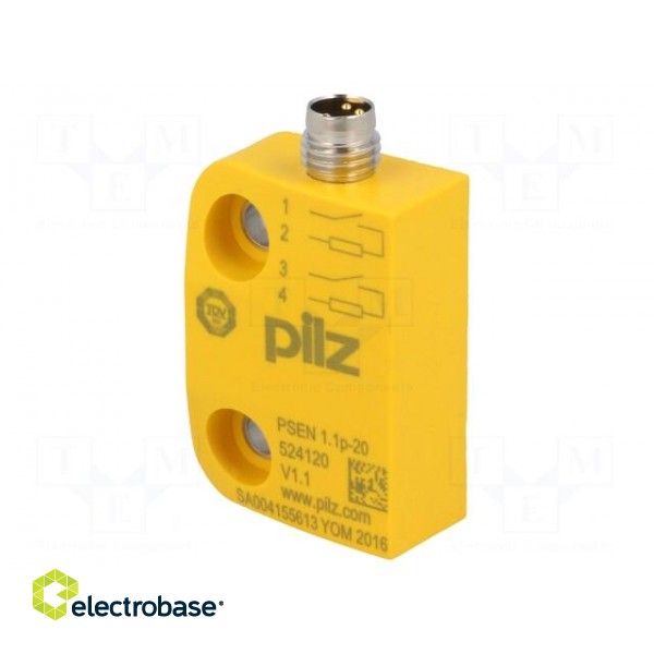 Safety switch: magnetic | Series: PSEN 1.1 | Contacts: NO x2 | 24VDC paveikslėlis 1