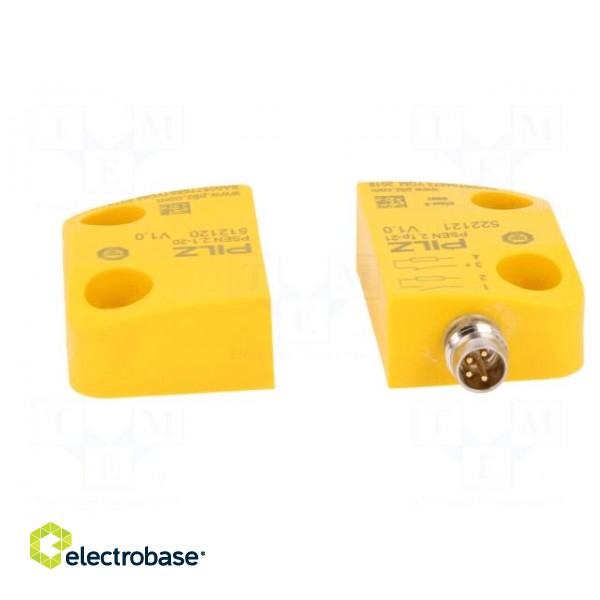 Safety switch: magnetic | Series: PSEN 2.1 | Contacts: NC + NO | IP67 фото 8