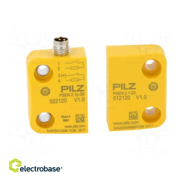 Safety switch: magnetic | PSEN 2.1 | NC + NO | Features: without LED image 9