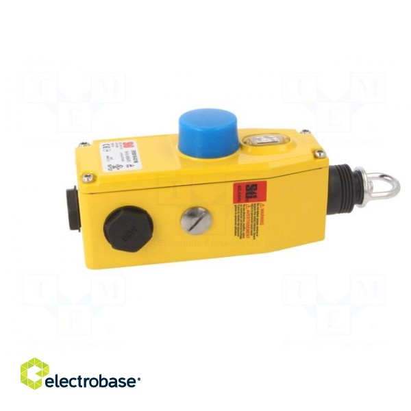 Safety switch: rope | NC x2 + NO | ER5018 | -25÷80°C | IP67 | yellow image 7