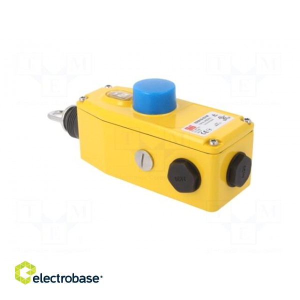 Safety switch: rope | NC x2 + NO | ER5018 | -25÷80°C | IP67 | yellow image 4