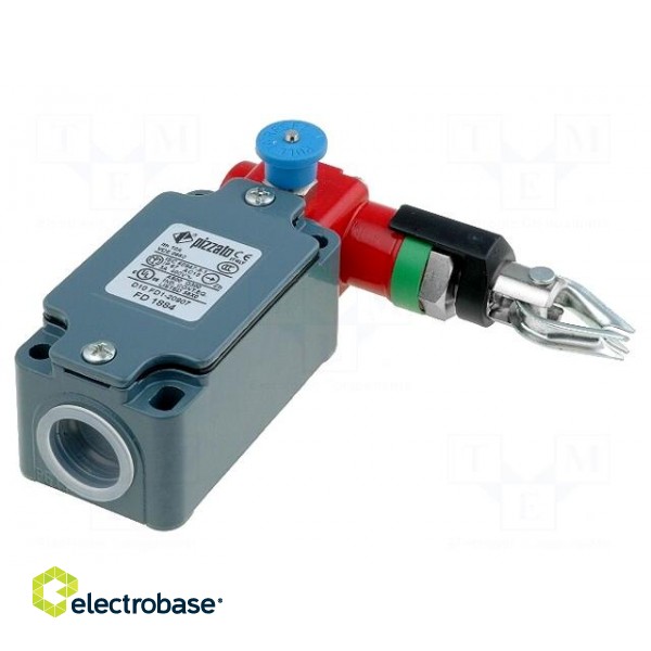 Safety switch: singlesided rope switch | NC + NO | Series: FD | IP67 фото 1