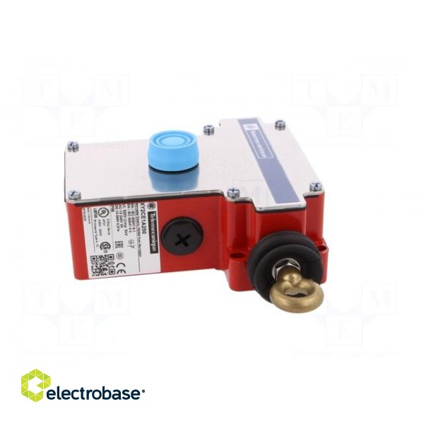 Safety switch: singlesided rope switch | NC + NO | XY2CE | -25÷70°C фото 7